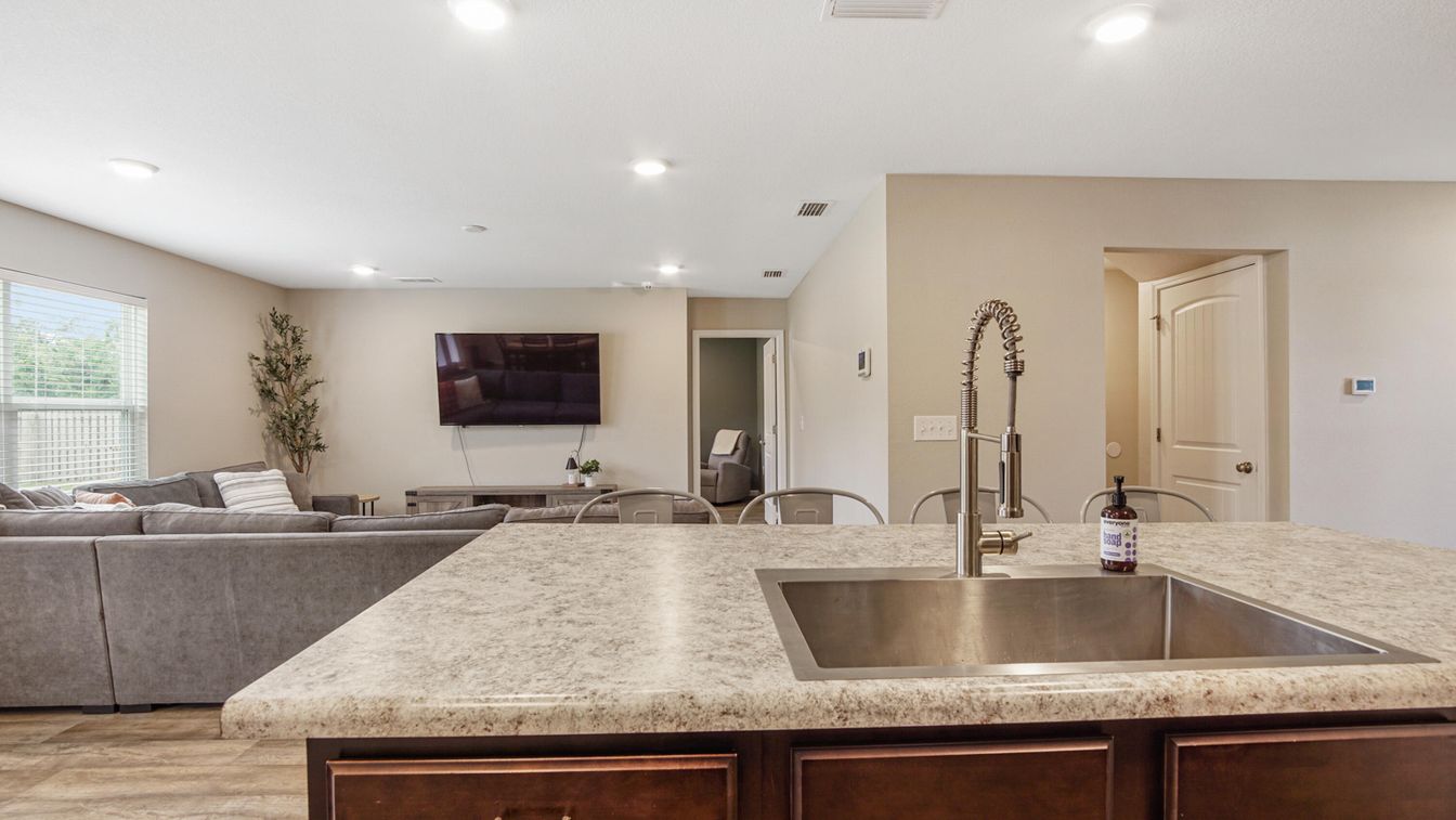 Interior, Living room, Recessed Lighting