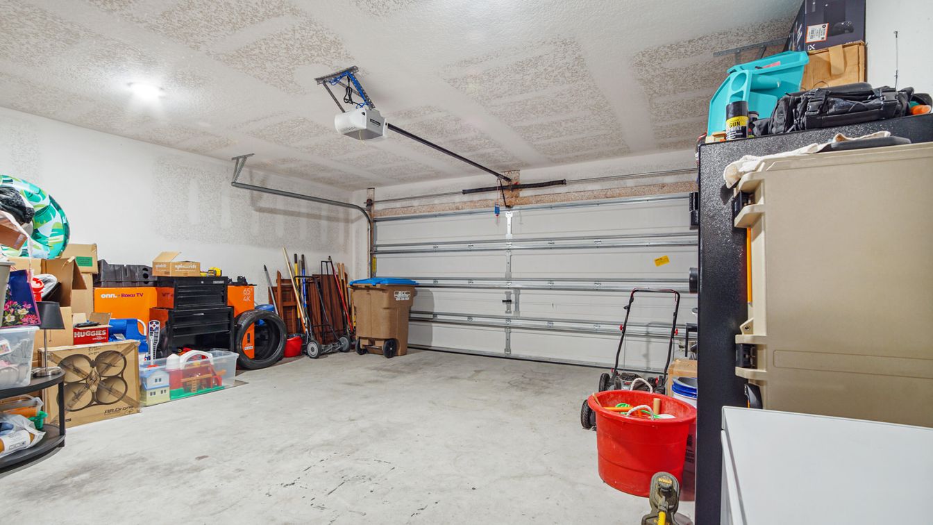 Garage, Interior, Recessed Lighting