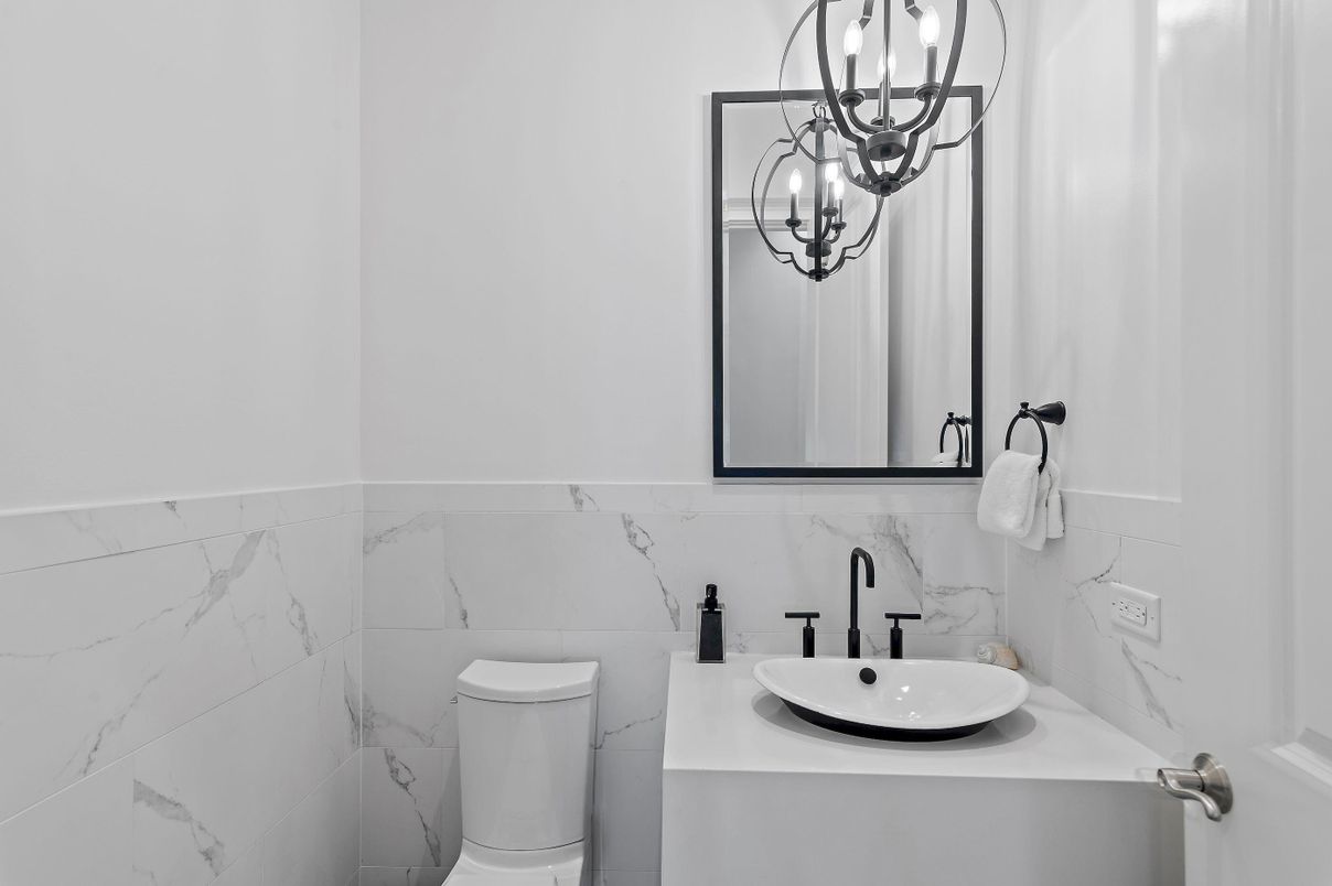 Bathroom, Interior, Marble Walls