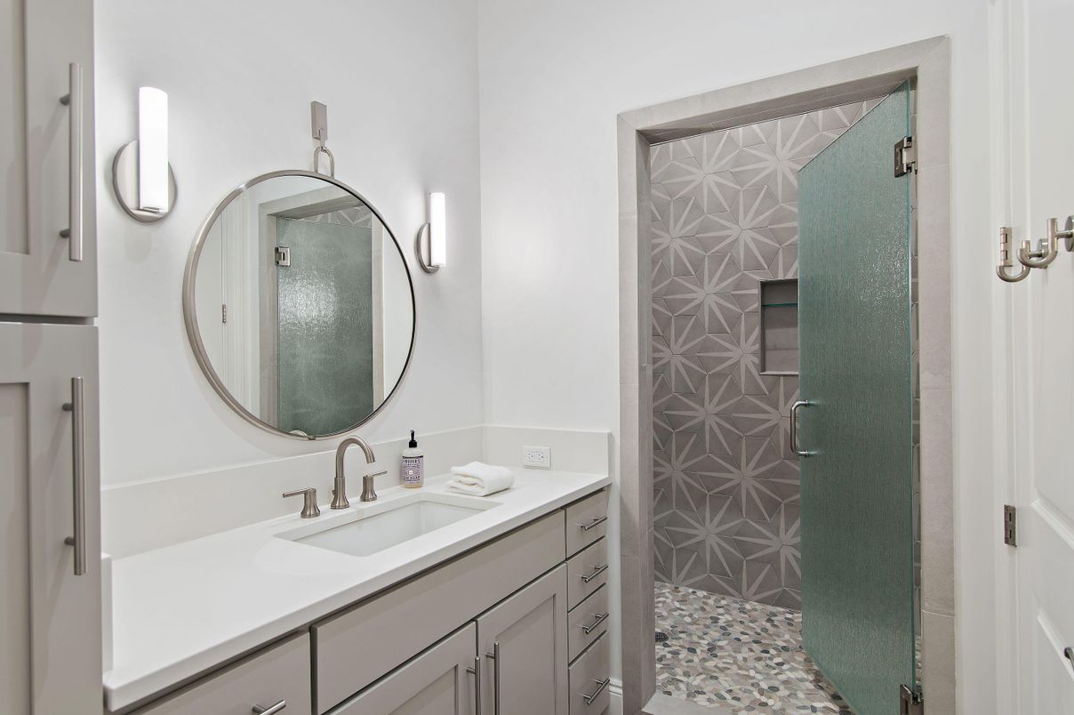 Bathroom, Glass Shower, Interior