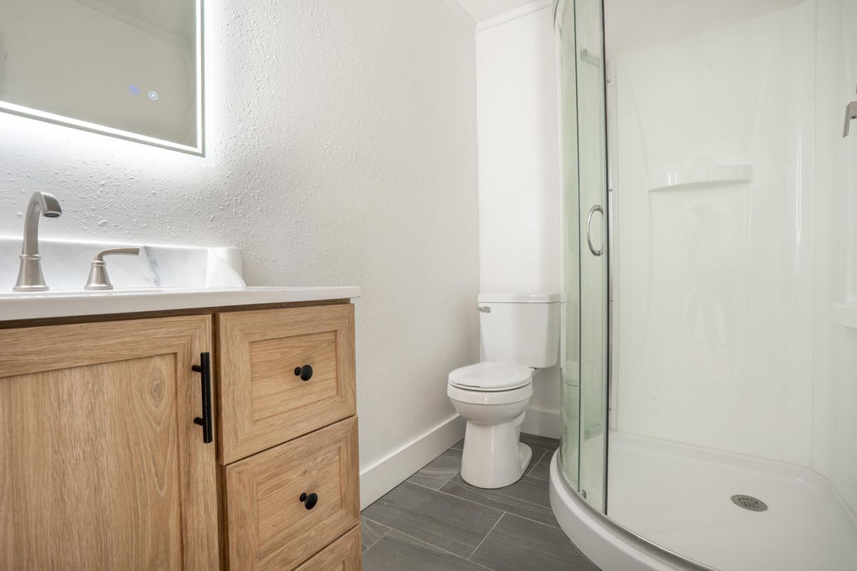 Bathroom, Glass Shower, Interior