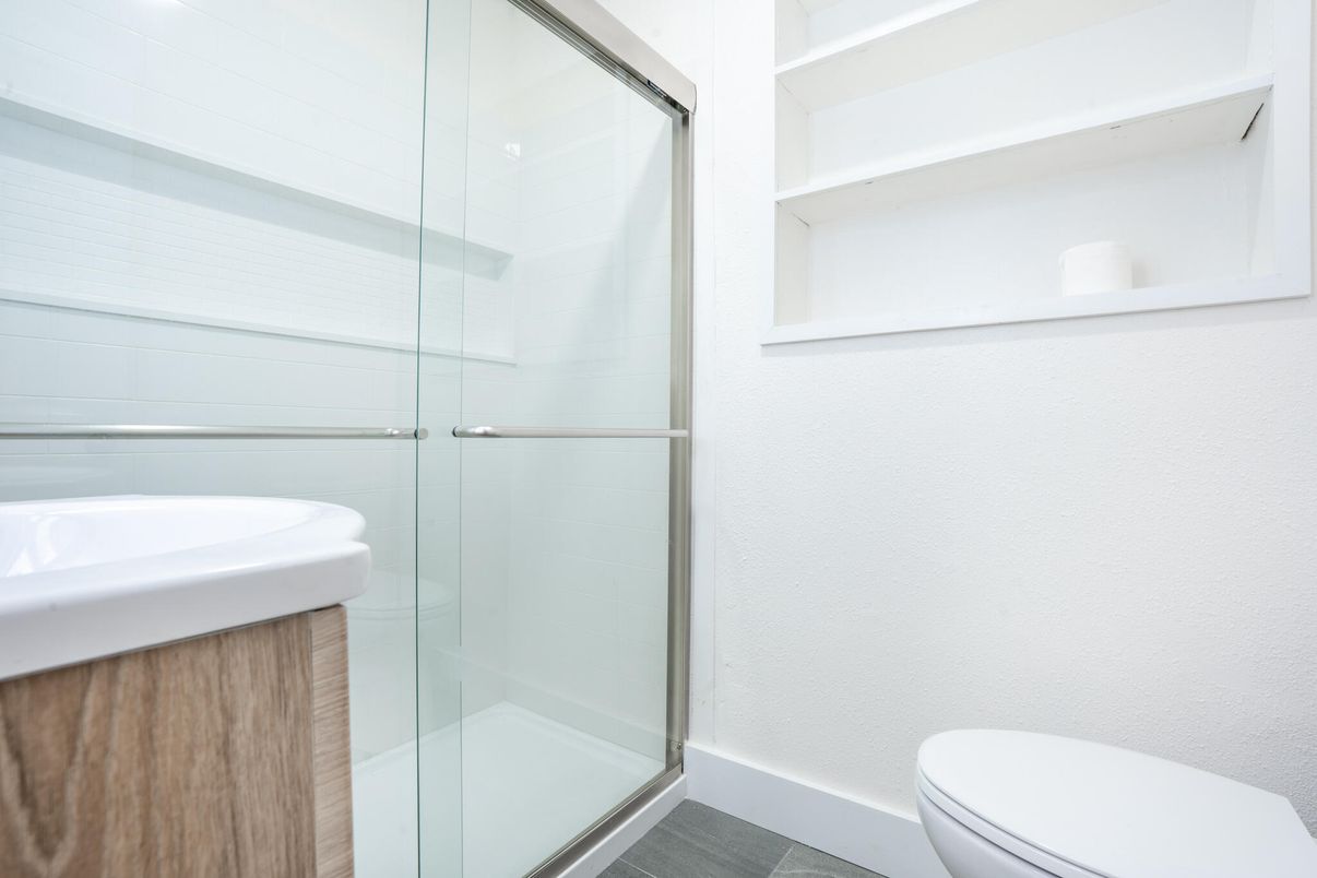 Bathroom, Glass Shower, Interior