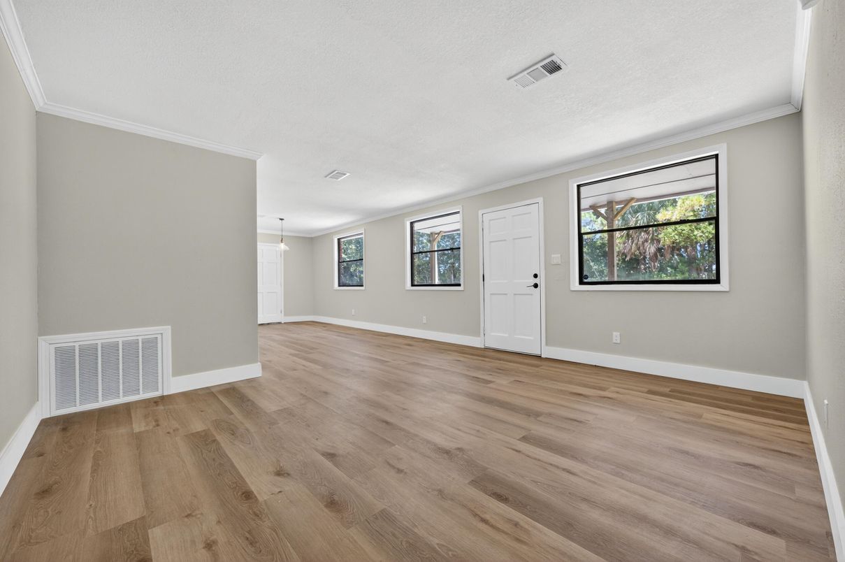 Empty room, Interior, Wood Texture Flooring