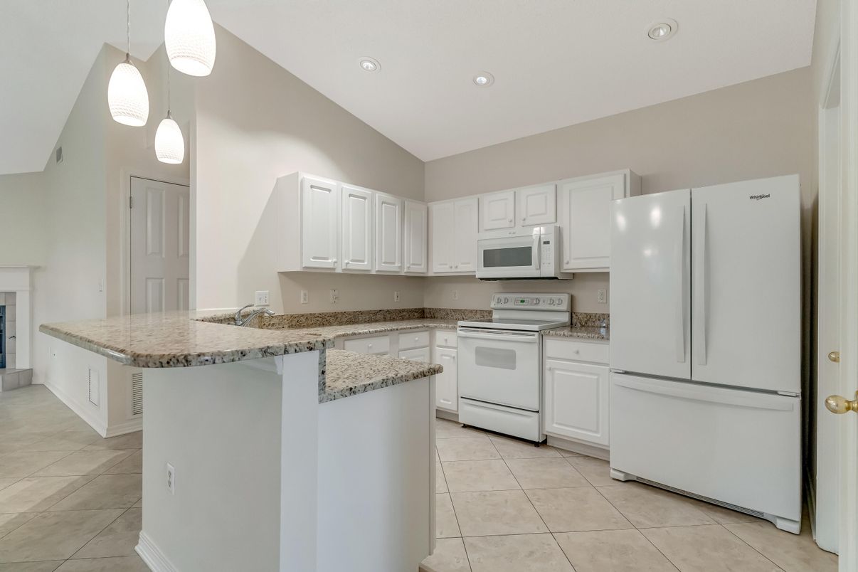 Interior, Kitchen, Pendant Lights, Recessed Lighting