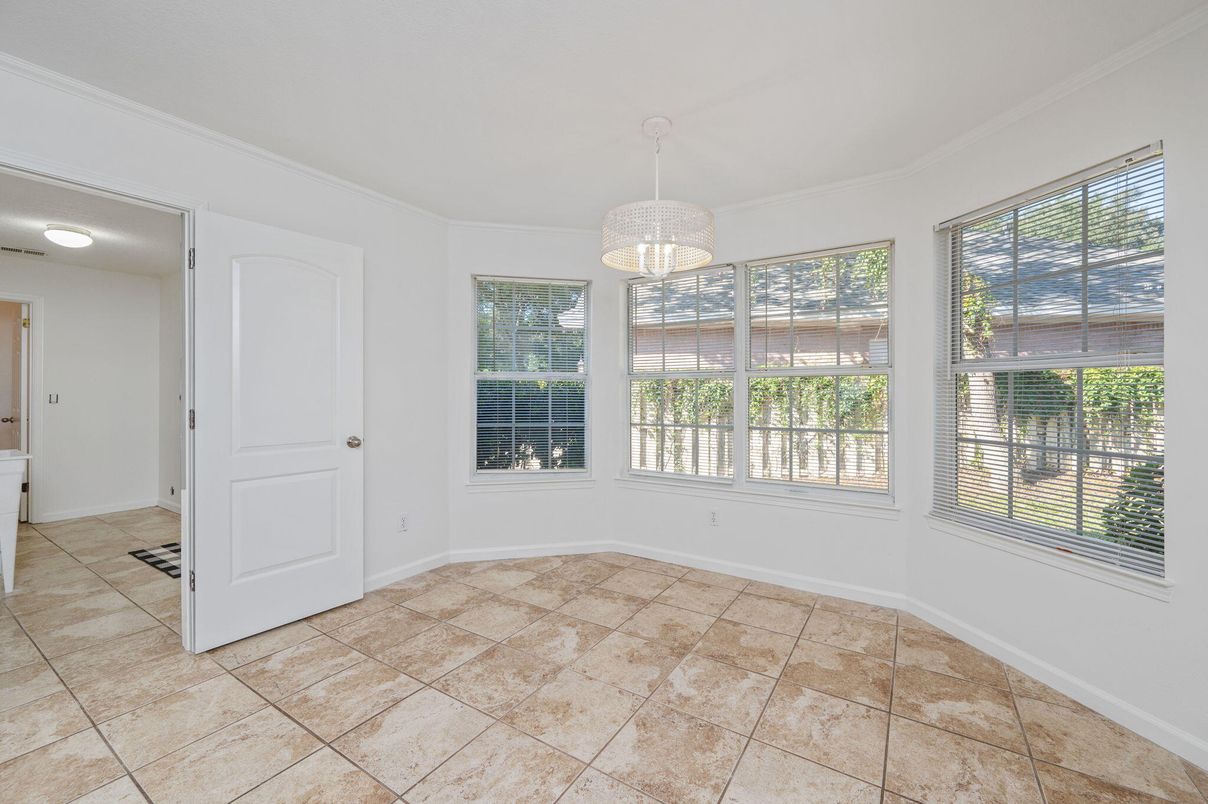 Chandelier, Empty room, Interior