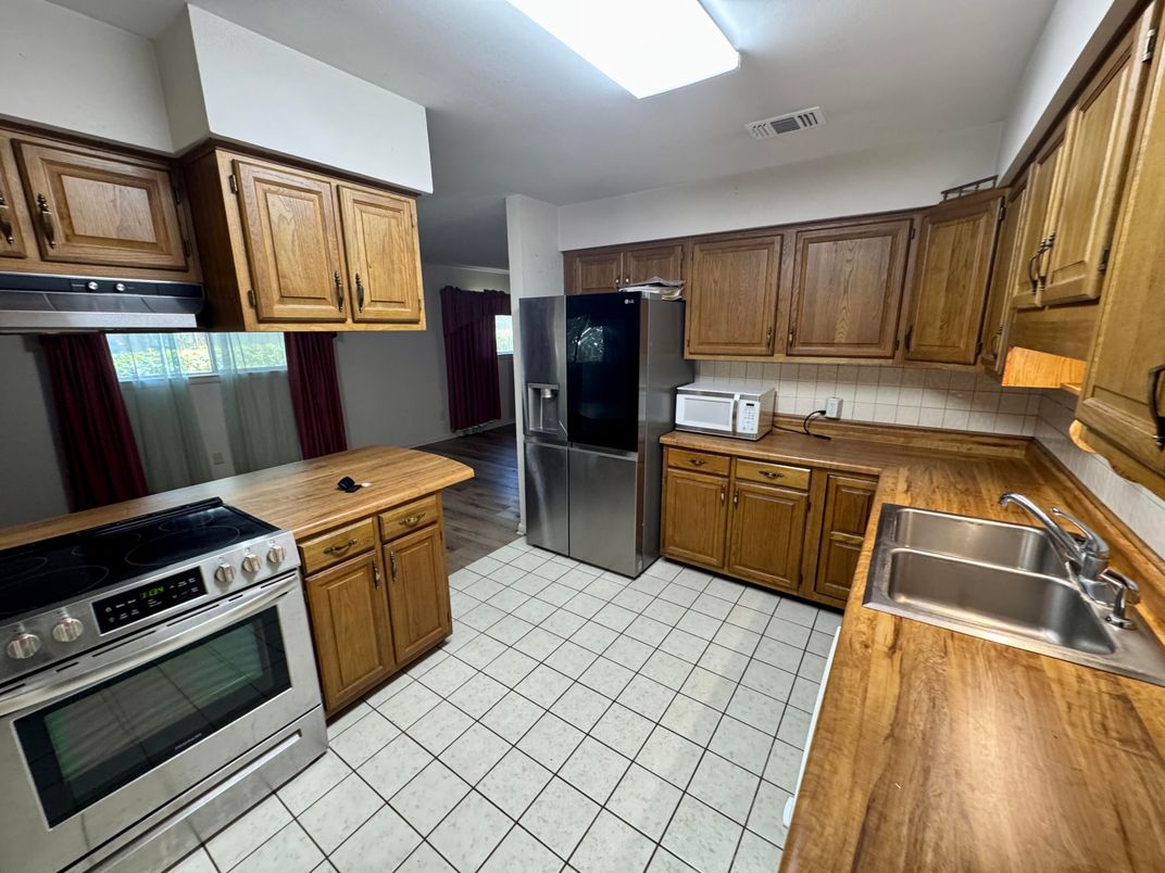 Interior, Kitchen, Wood Texture Flooring