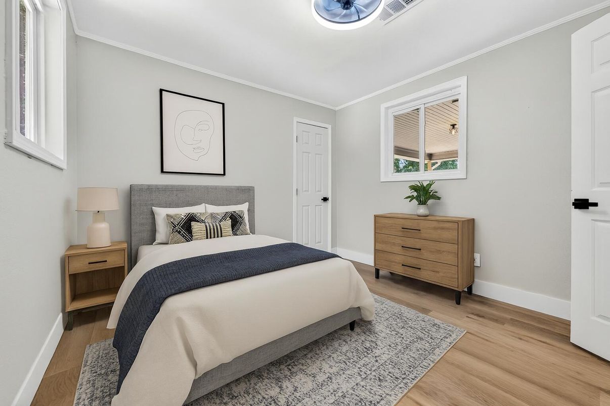 Bedroom, Interior, Wood Texture Flooring