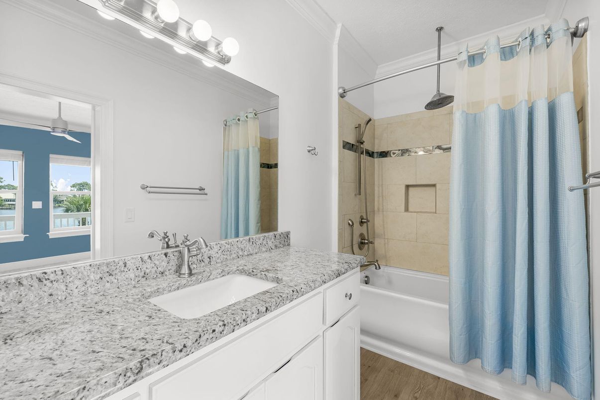 Bathroom, Interior, Wood Texture Flooring