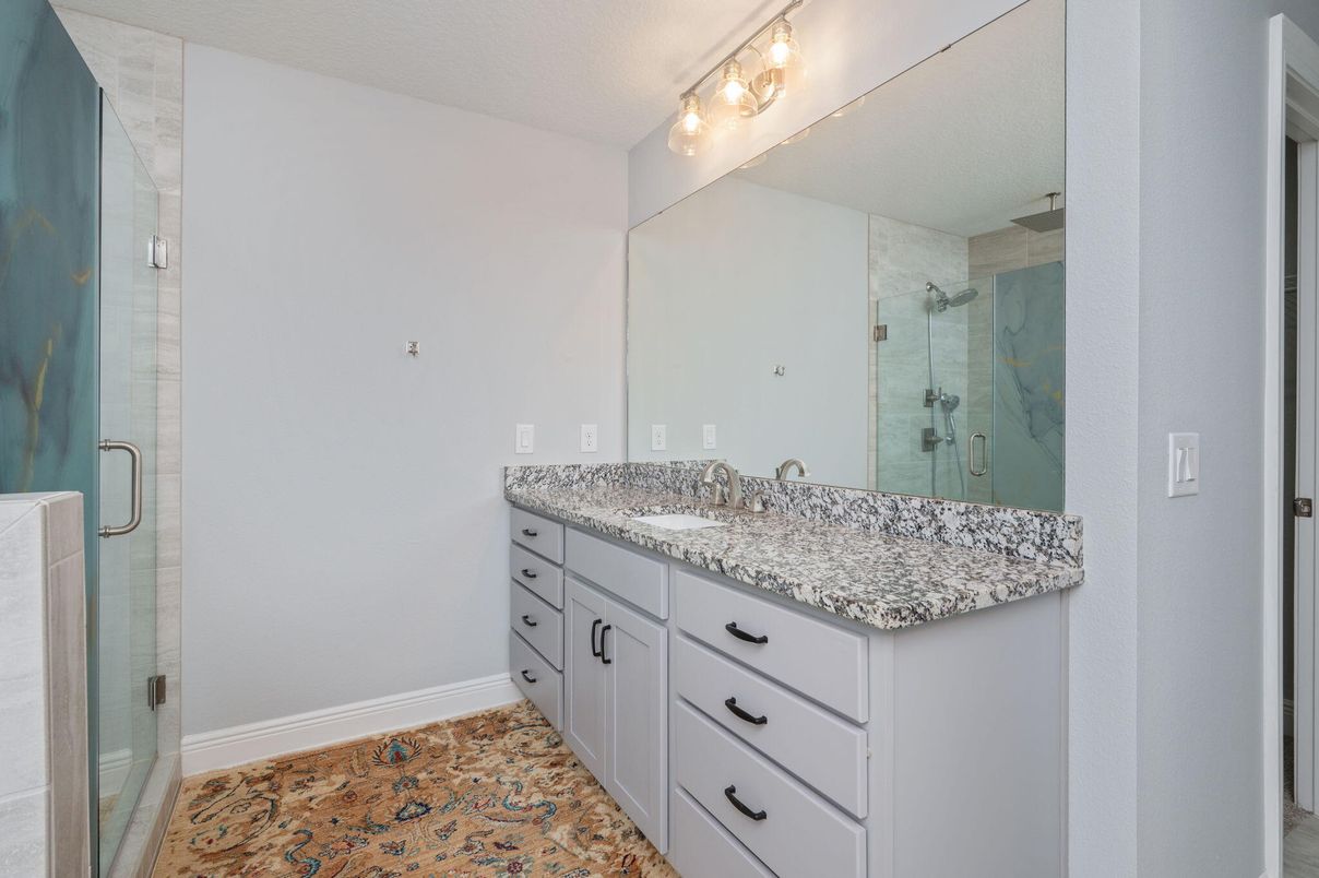 Bathroom, Glass Shower, Interior