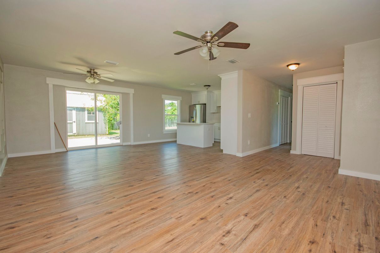 Empty room, Interior, Wood Texture Flooring