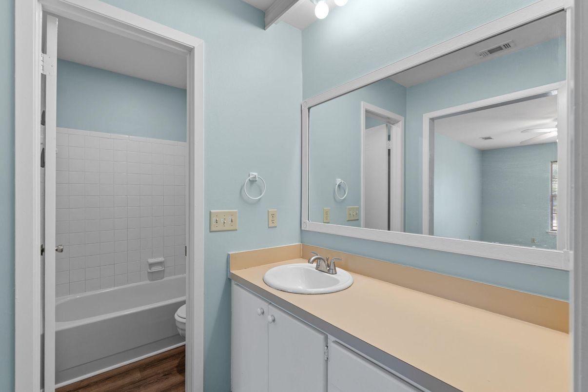 Bathroom, Interior, Wood Texture Flooring