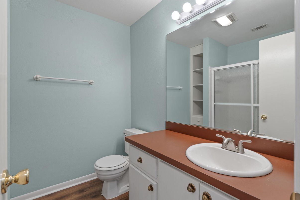 Bathroom, Interior, Wood Texture Flooring