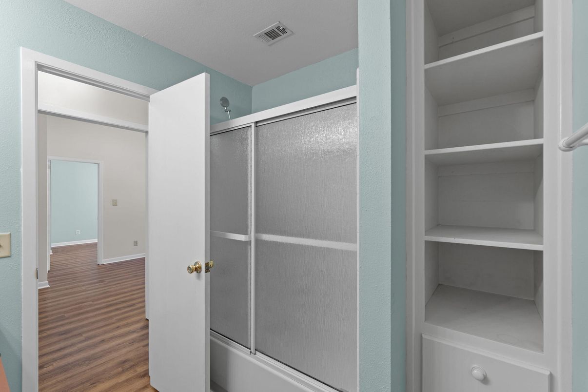 Bathroom, Interior, Wood Texture Flooring