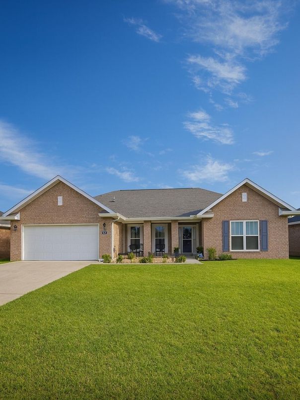 Attached, Exterior, Facade, Brick Facade, Ranch