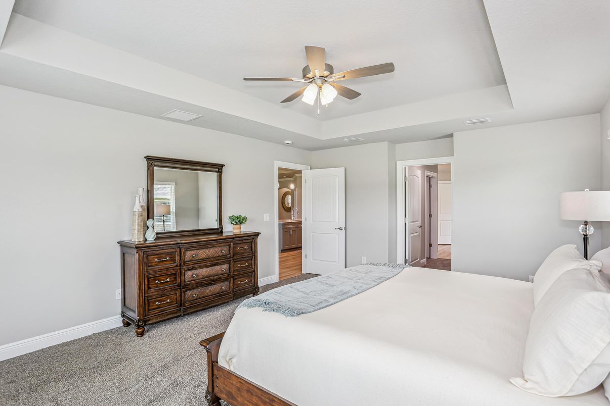 Bedroom, Interior, Recessed Lighting