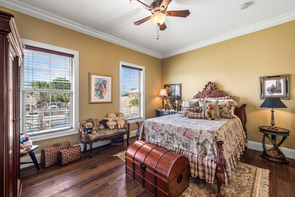 Bedroom, Interior, Wood Texture Flooring