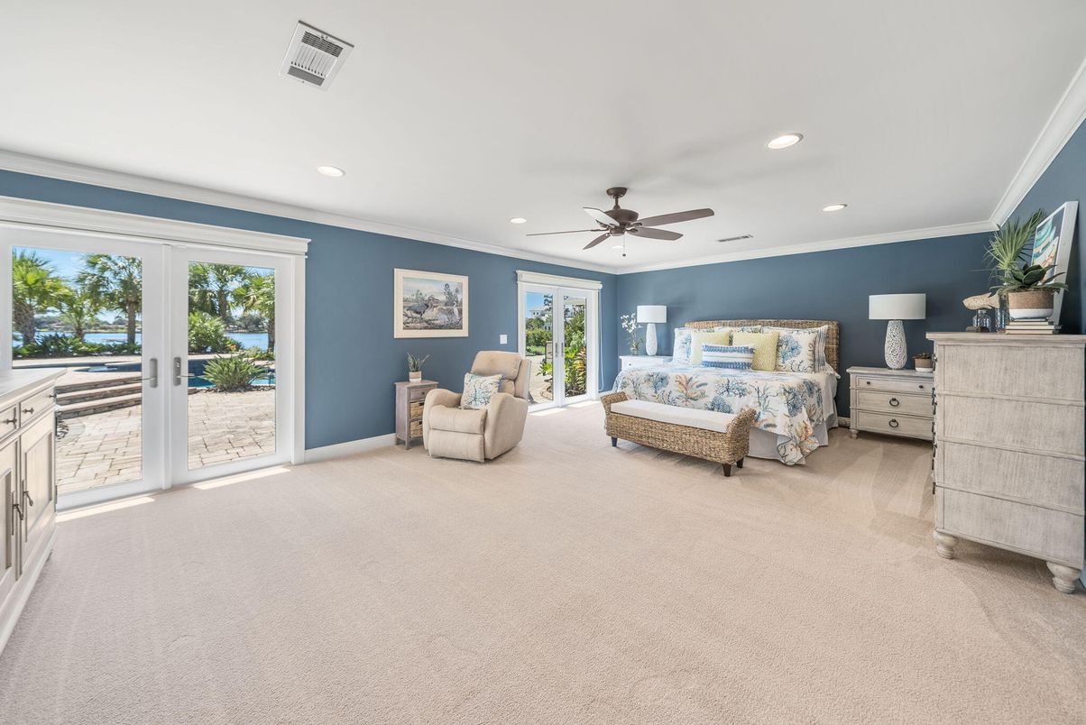 Bedroom, Interior, Recessed Lighting