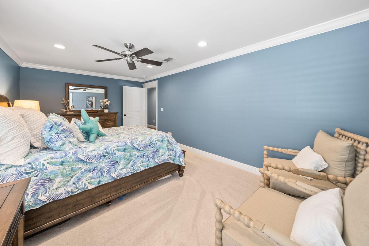 Bedroom, Interior, Recessed Lighting