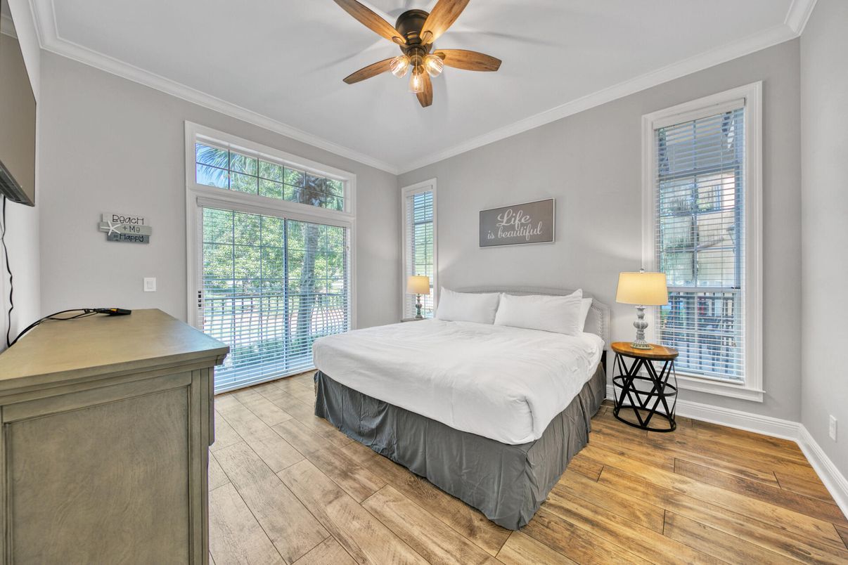 Bedroom, Interior, Wood Texture Flooring