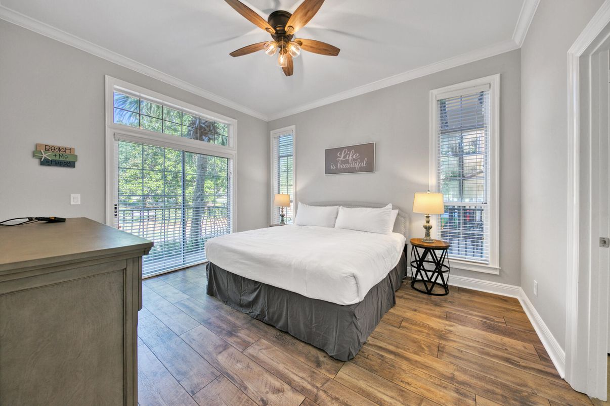Bedroom, Interior, Wood Texture Flooring