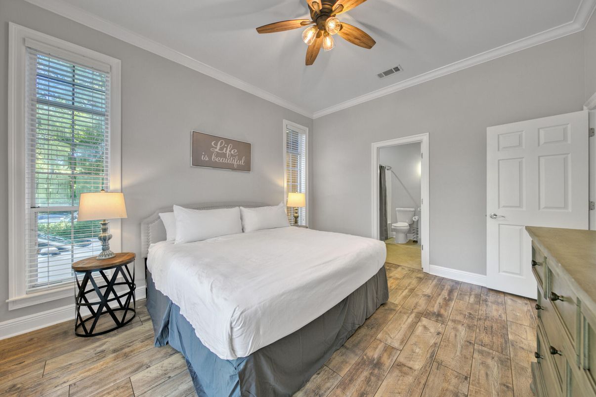 Bedroom, Interior, Wood Texture Flooring