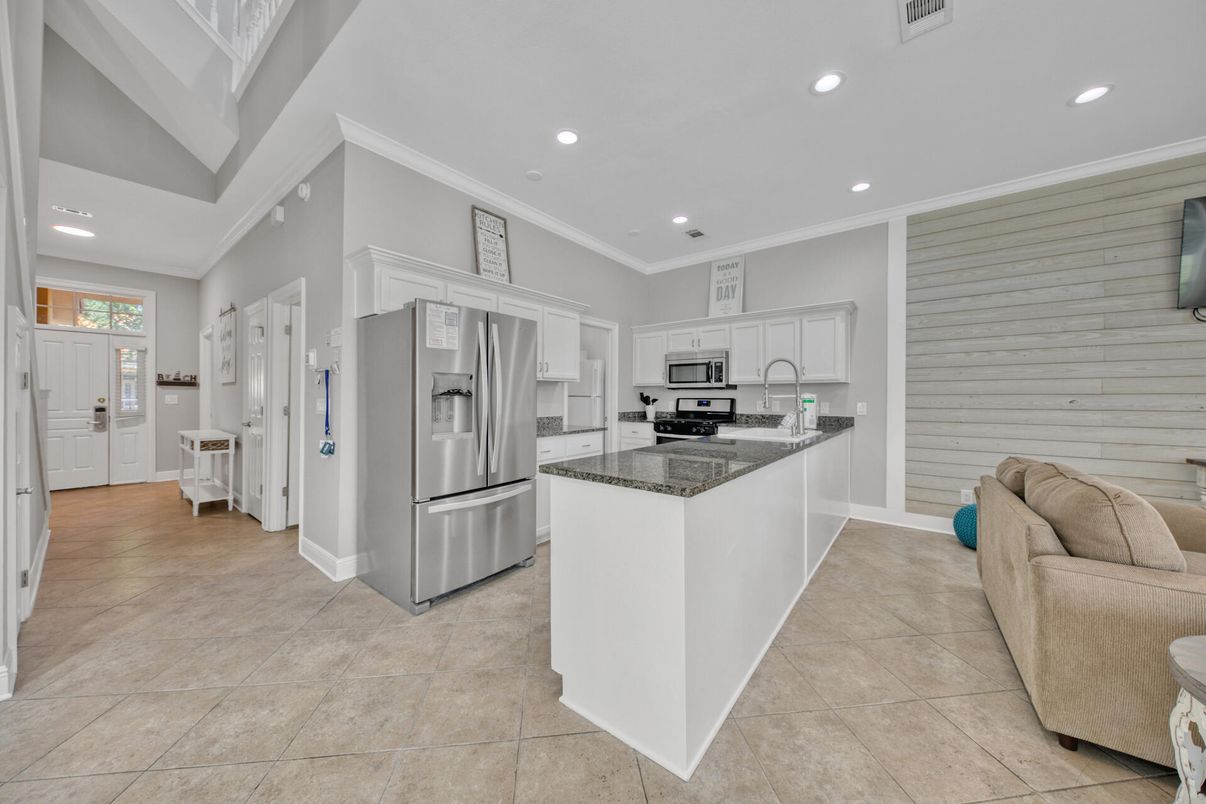 Interior, Kitchen, Recessed Lighting, Stainless Steel Appliances