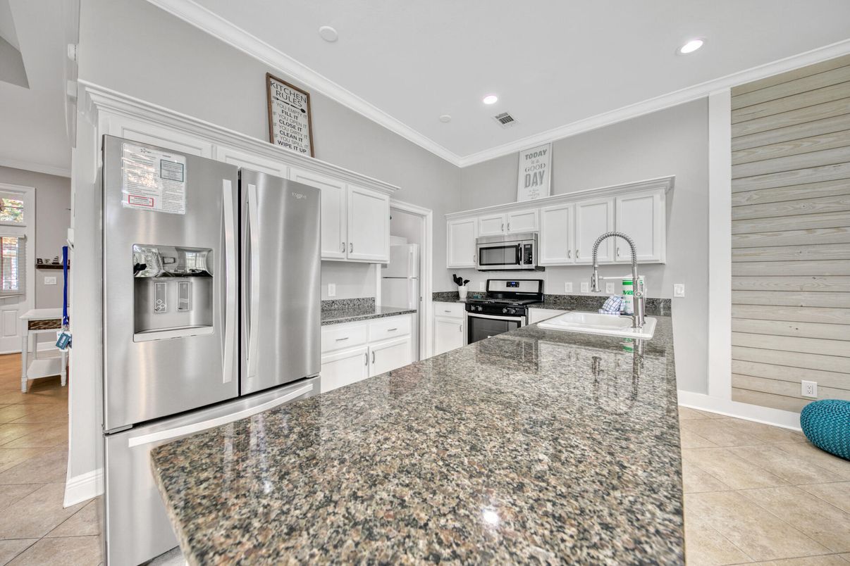 Interior, Kitchen, Recessed Lighting, Stainless Steel Appliances