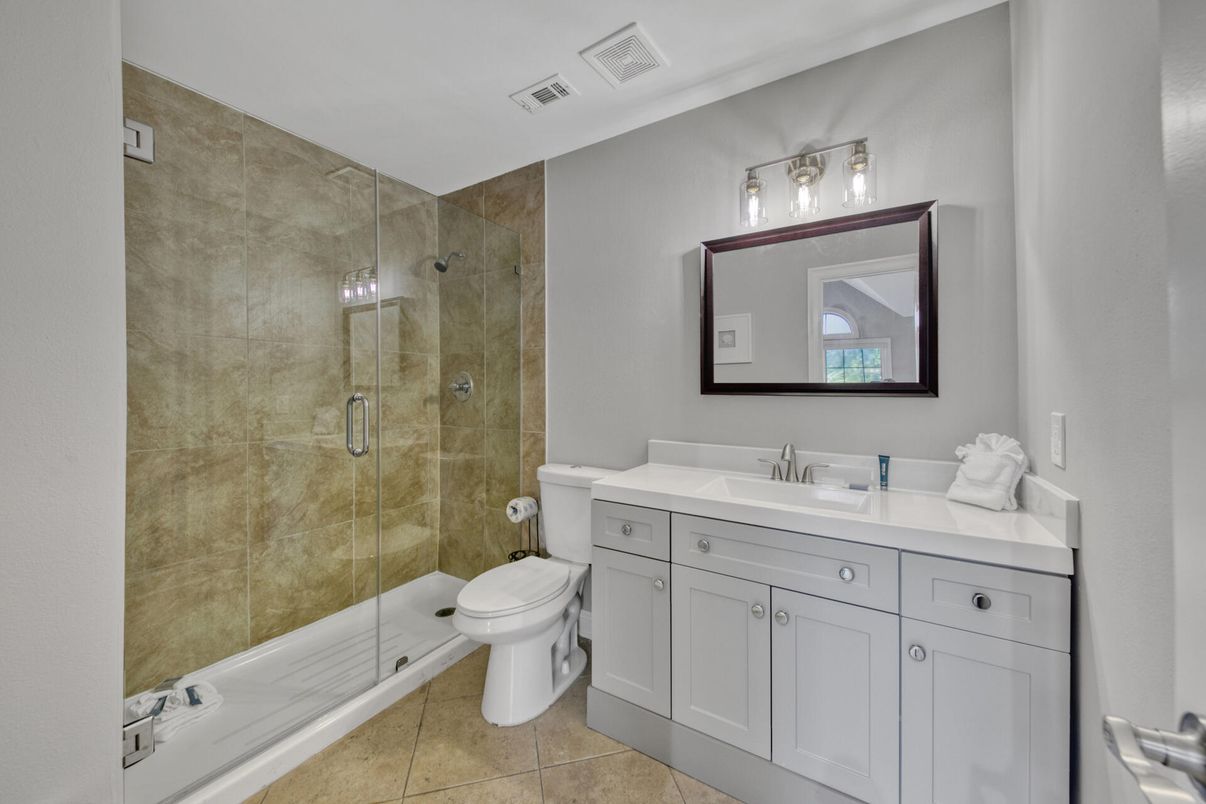 Bathroom, Glass Shower, Interior