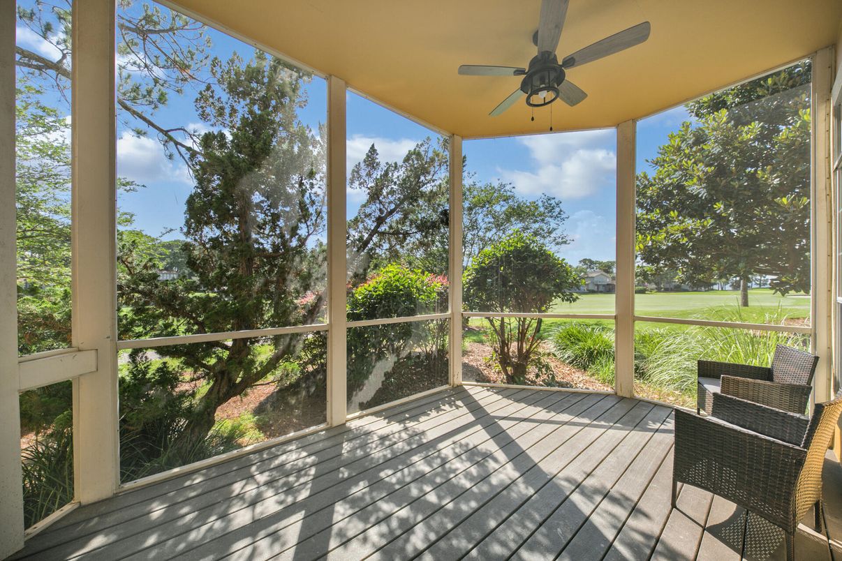 Interior, Sun Room, Wood Texture Flooring