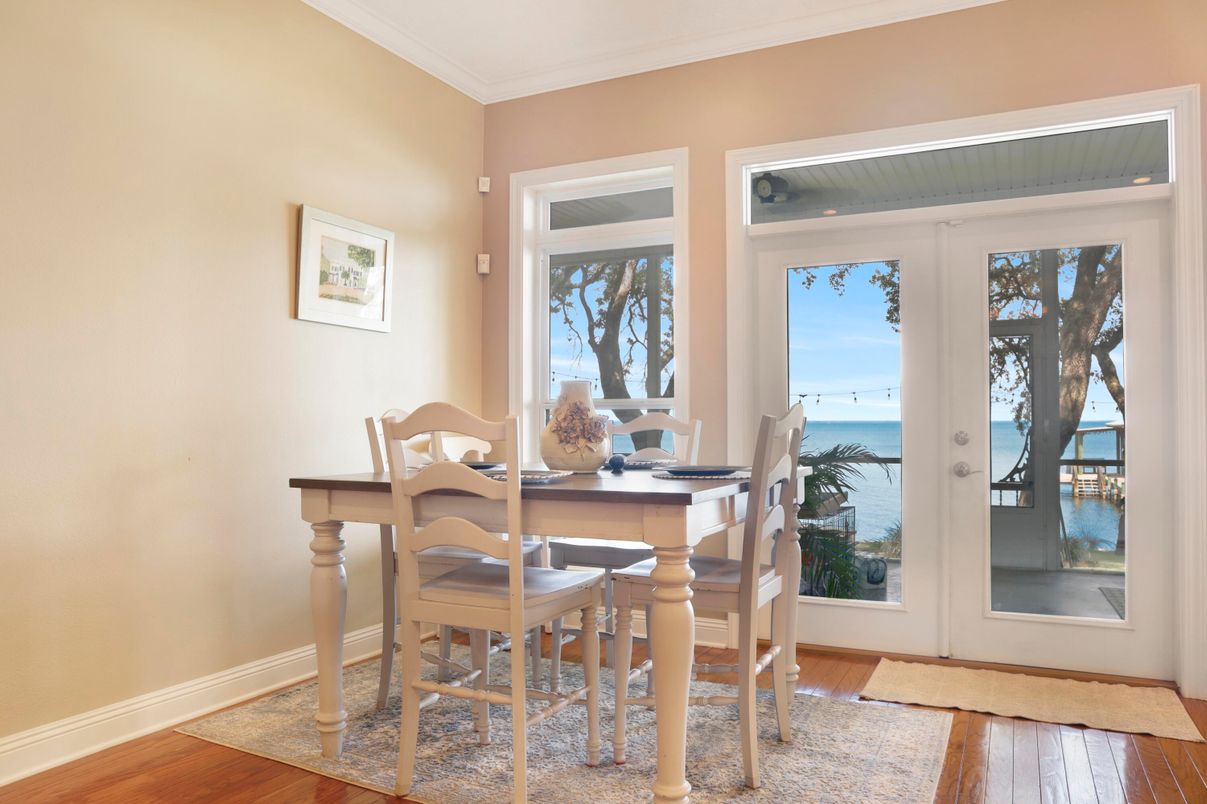 Dining room, Interior, Water, Wood Texture Flooring