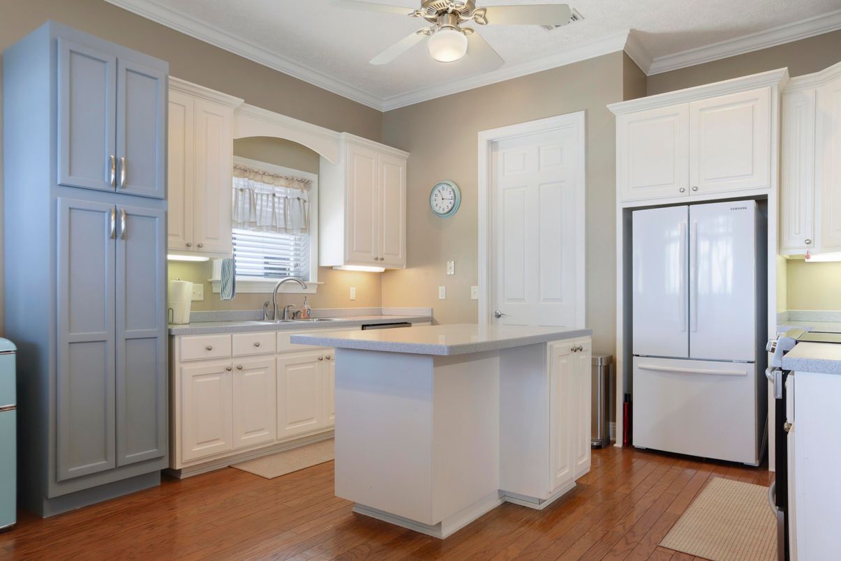Interior, Kitchen, Wood Texture Flooring