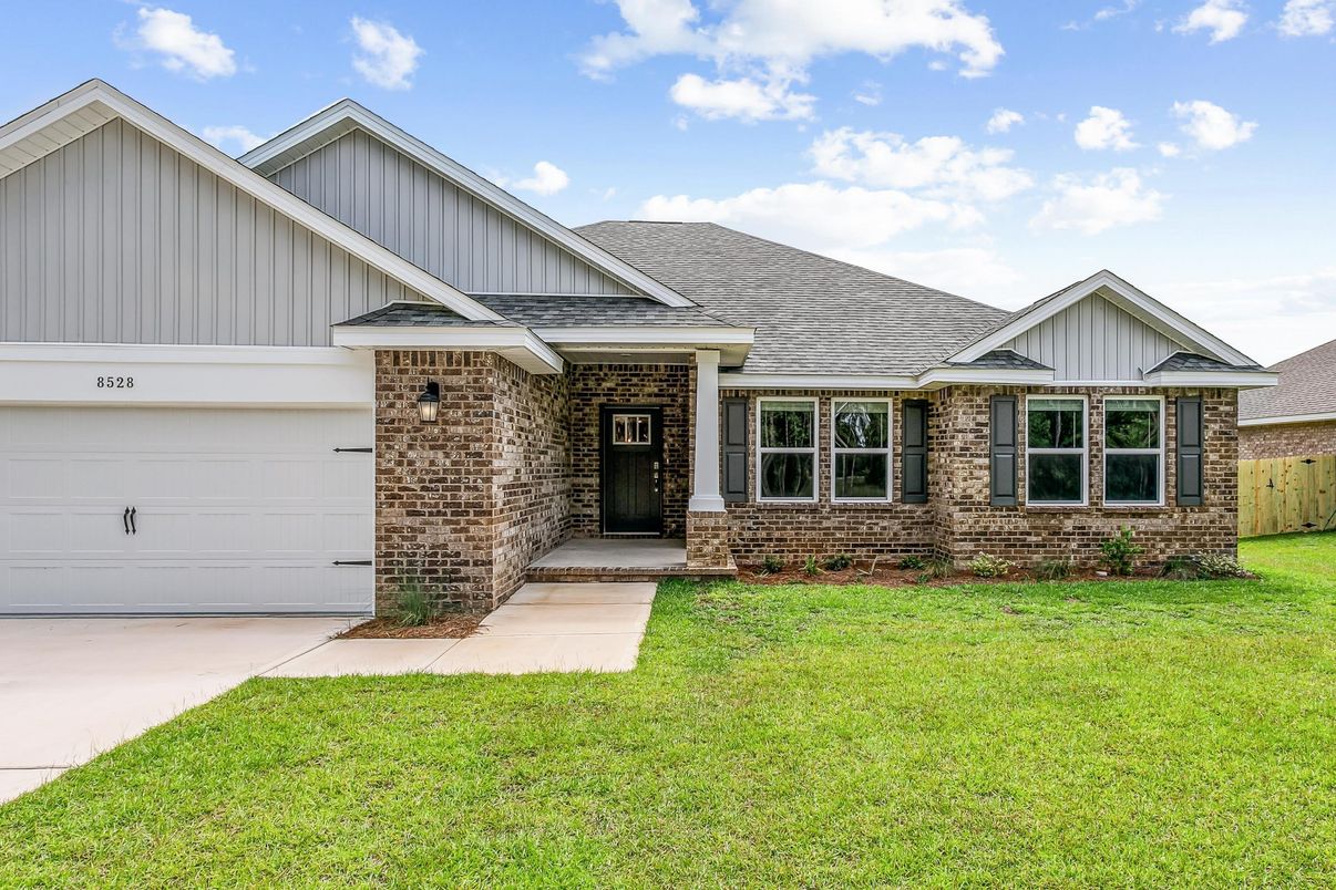 Attached, Exterior, Facade, Brick Facade, Brick Traditional