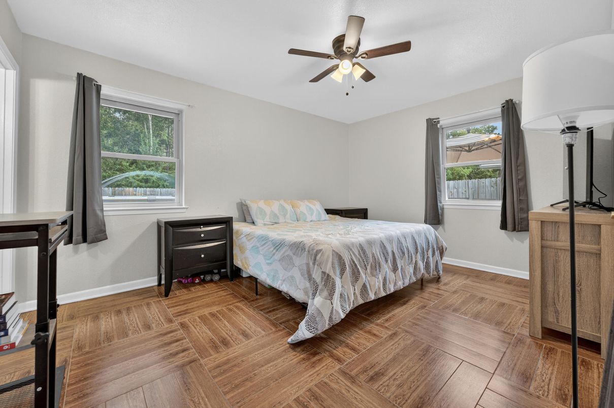 Bedroom, Interior, Wood Texture Flooring
