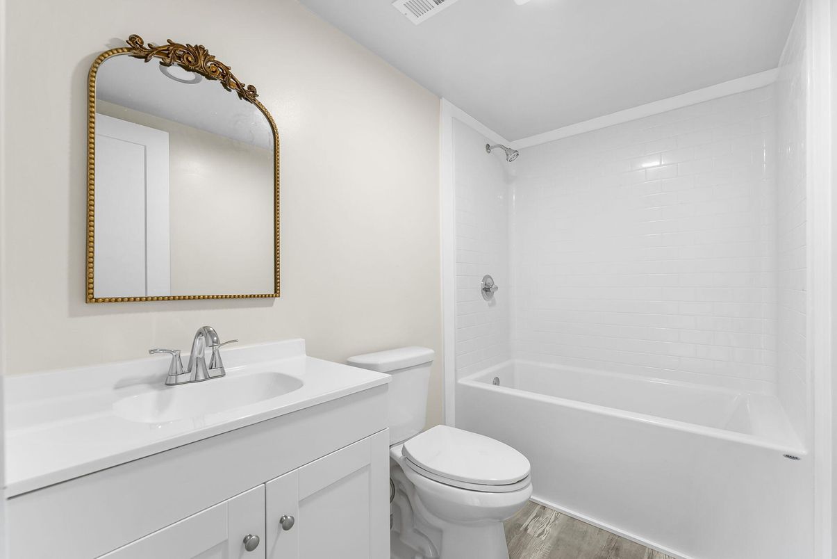 Bathroom, Interior, Wood Texture Flooring
