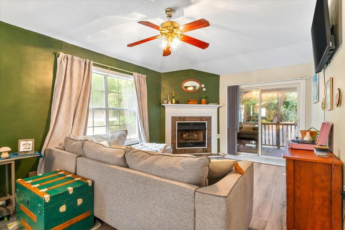 Fireplace, Interior, Living room, Wood Texture Flooring