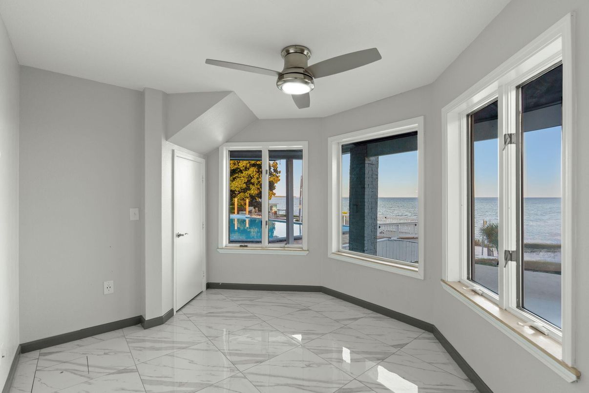 Empty room, Interior, Marble, Water