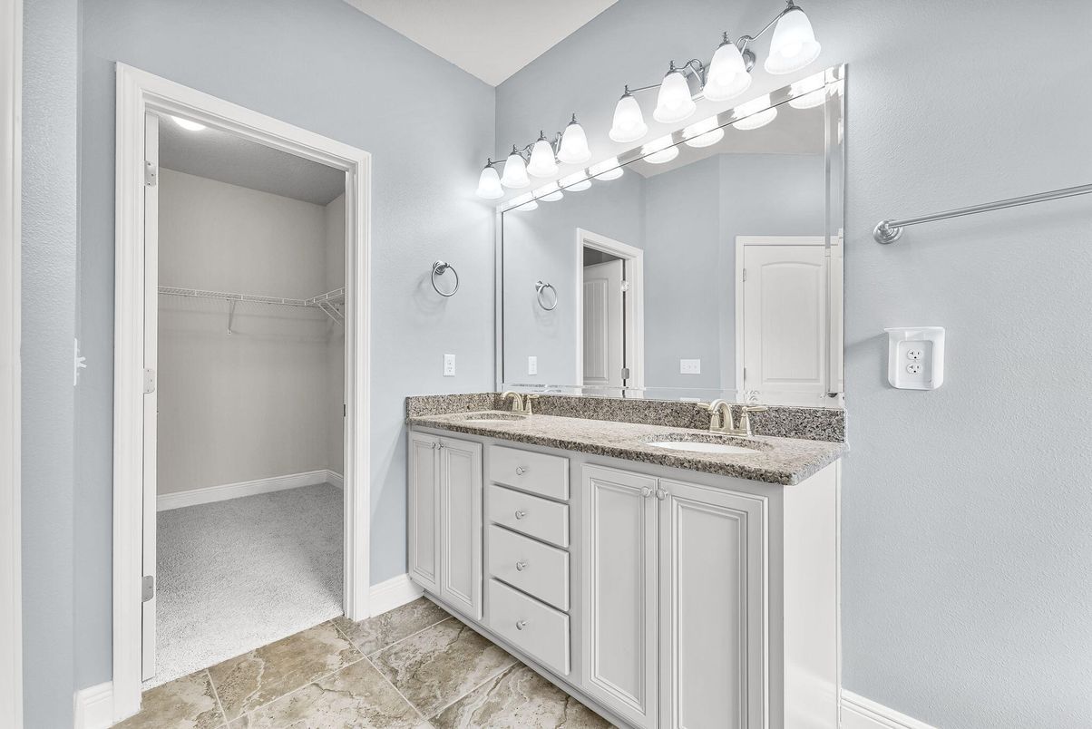 Bathroom, Dual Sink Vanities, Interior, Walk-in Closets