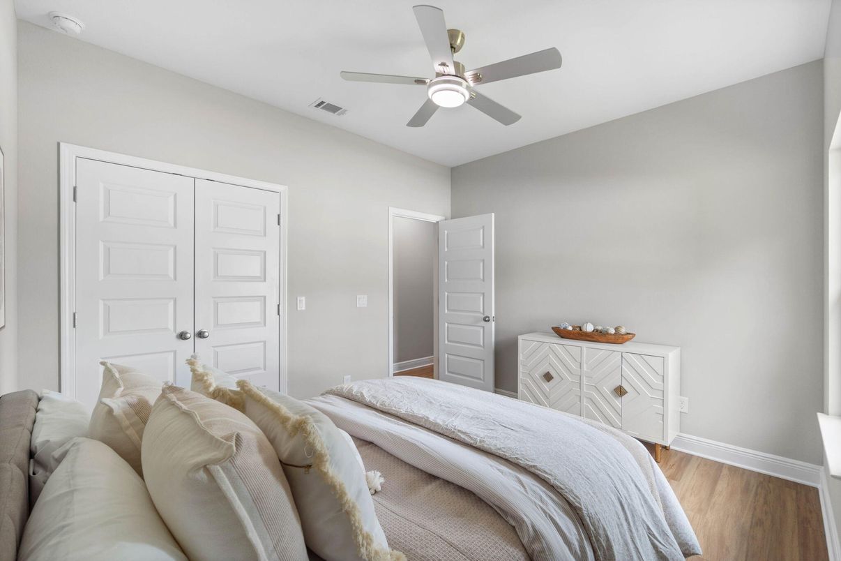 Bedroom, Interior, Wood Texture Flooring