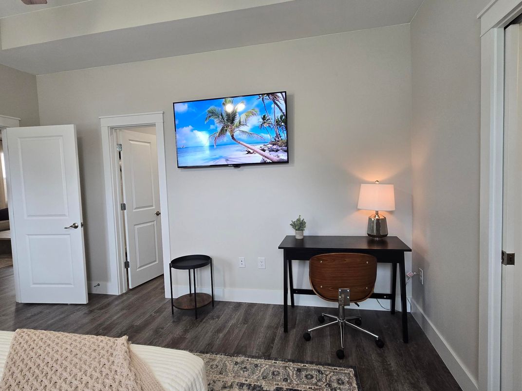 Home Office, Interior, Wood Texture Flooring