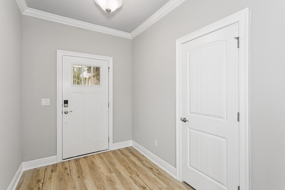 Empty room, Interior, Wood Texture Flooring