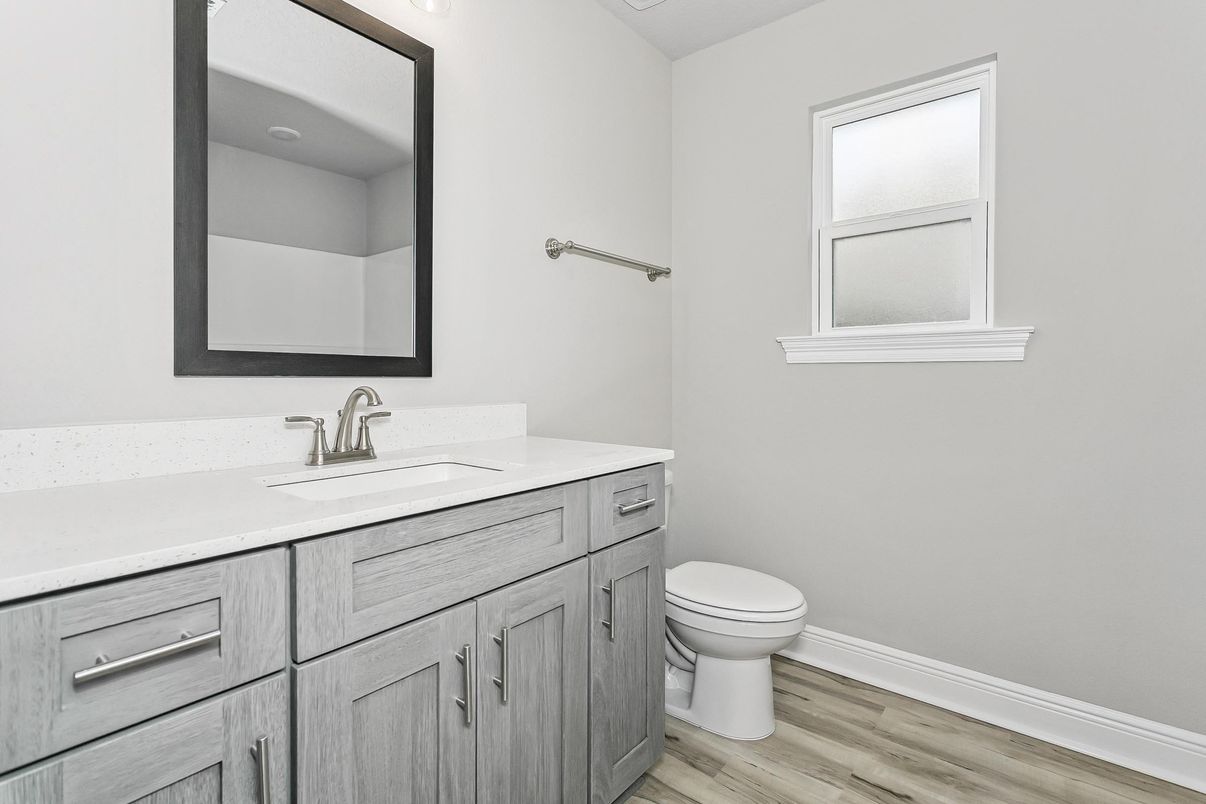 Bathroom, Interior, Wood Texture Flooring