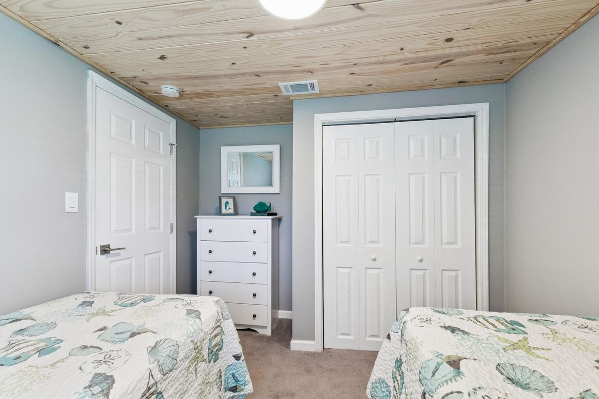 Bedroom, Interior, Wooden Ceilings
