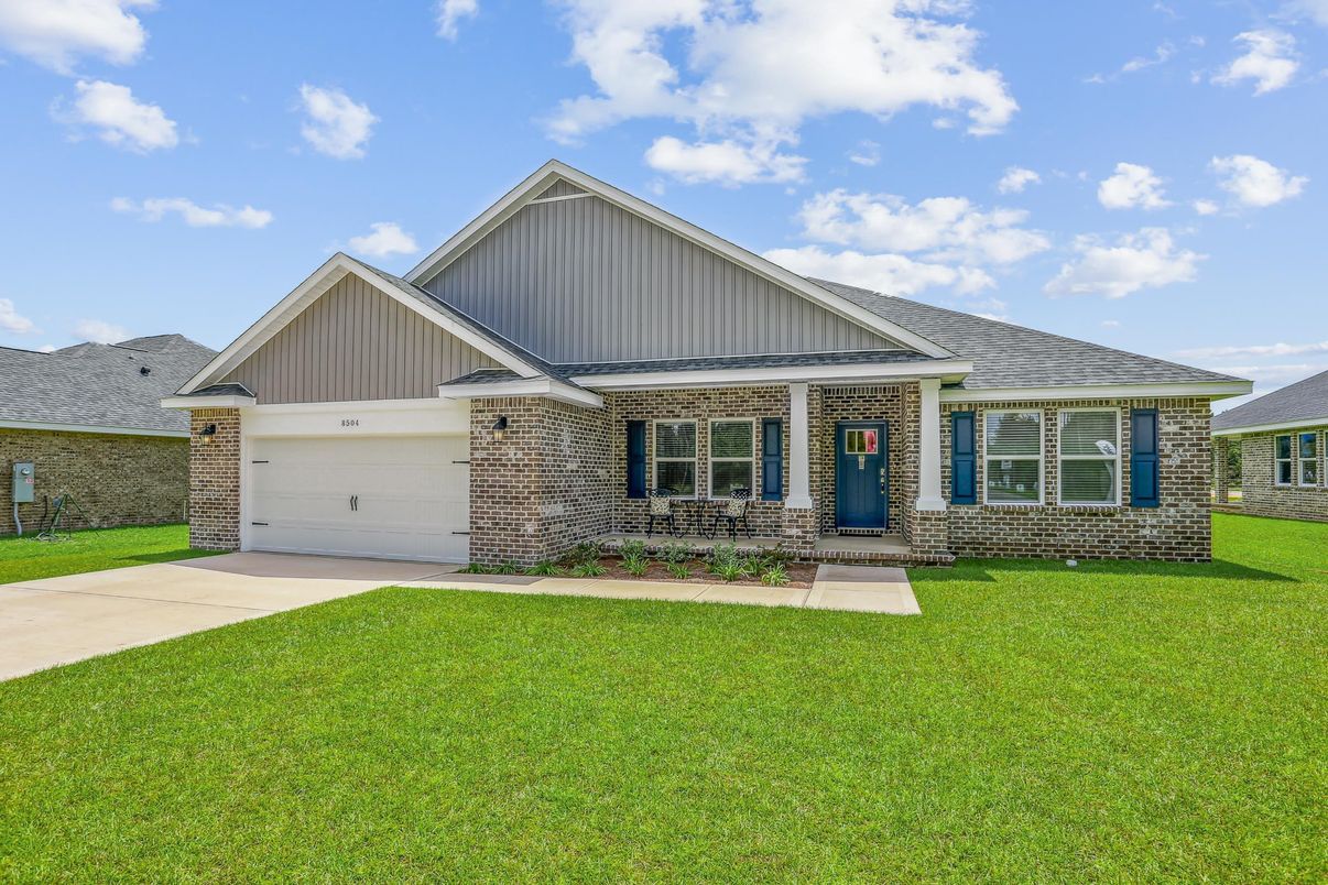 Attached, Exterior, Facade, Brick Facade, Ranch