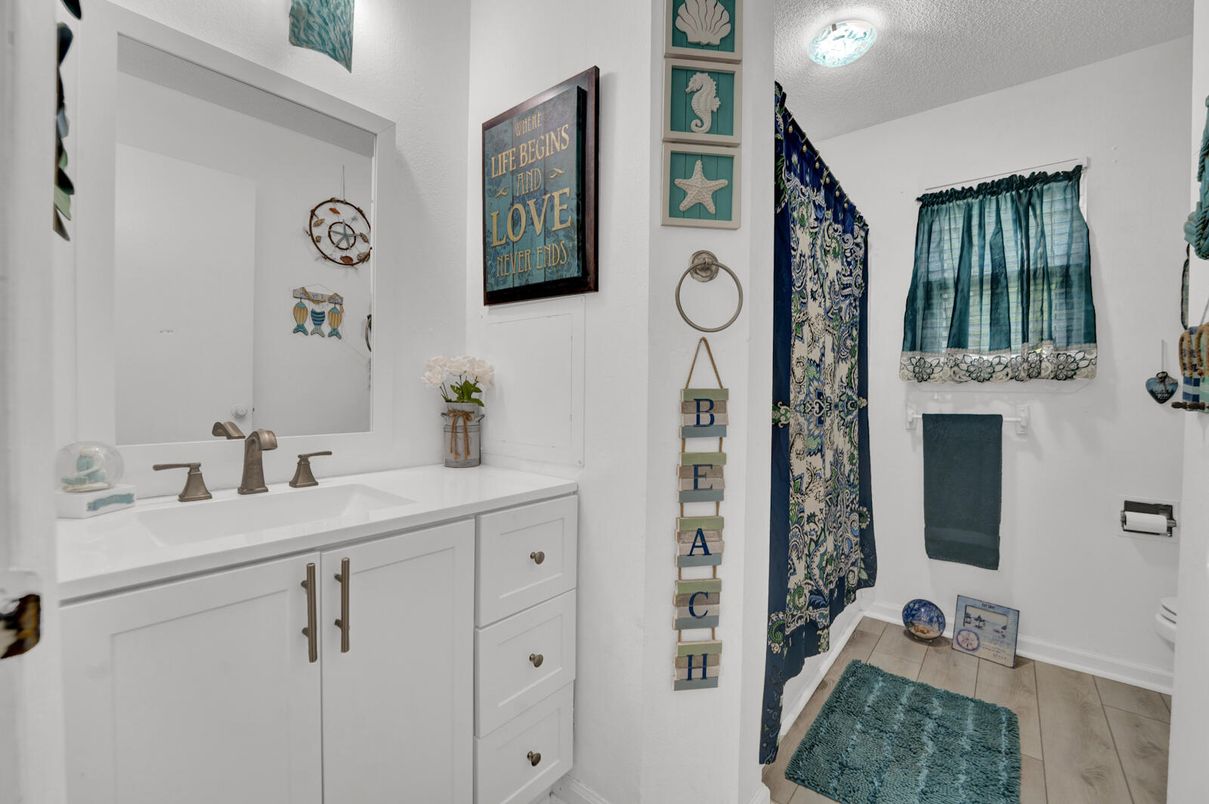 Bathroom, Interior, Wood Texture Flooring