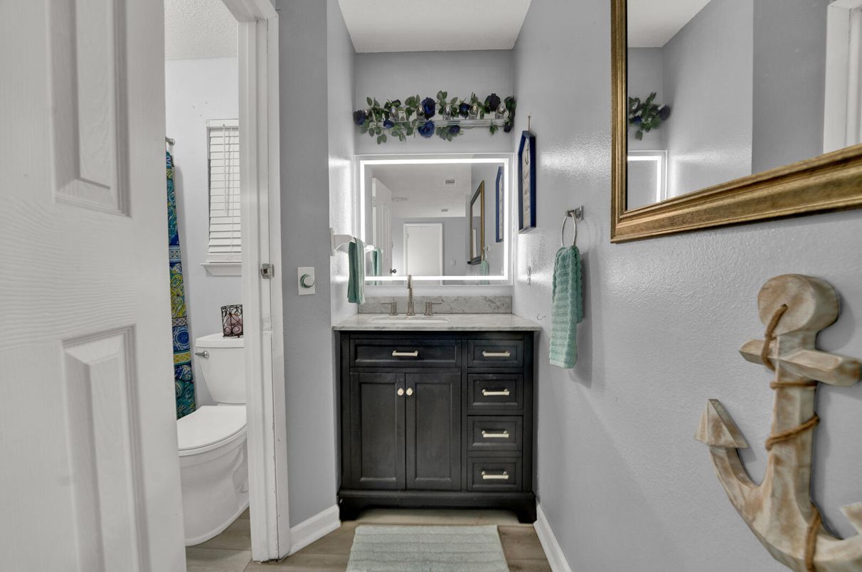 Bathroom, Interior, Wood Texture Flooring