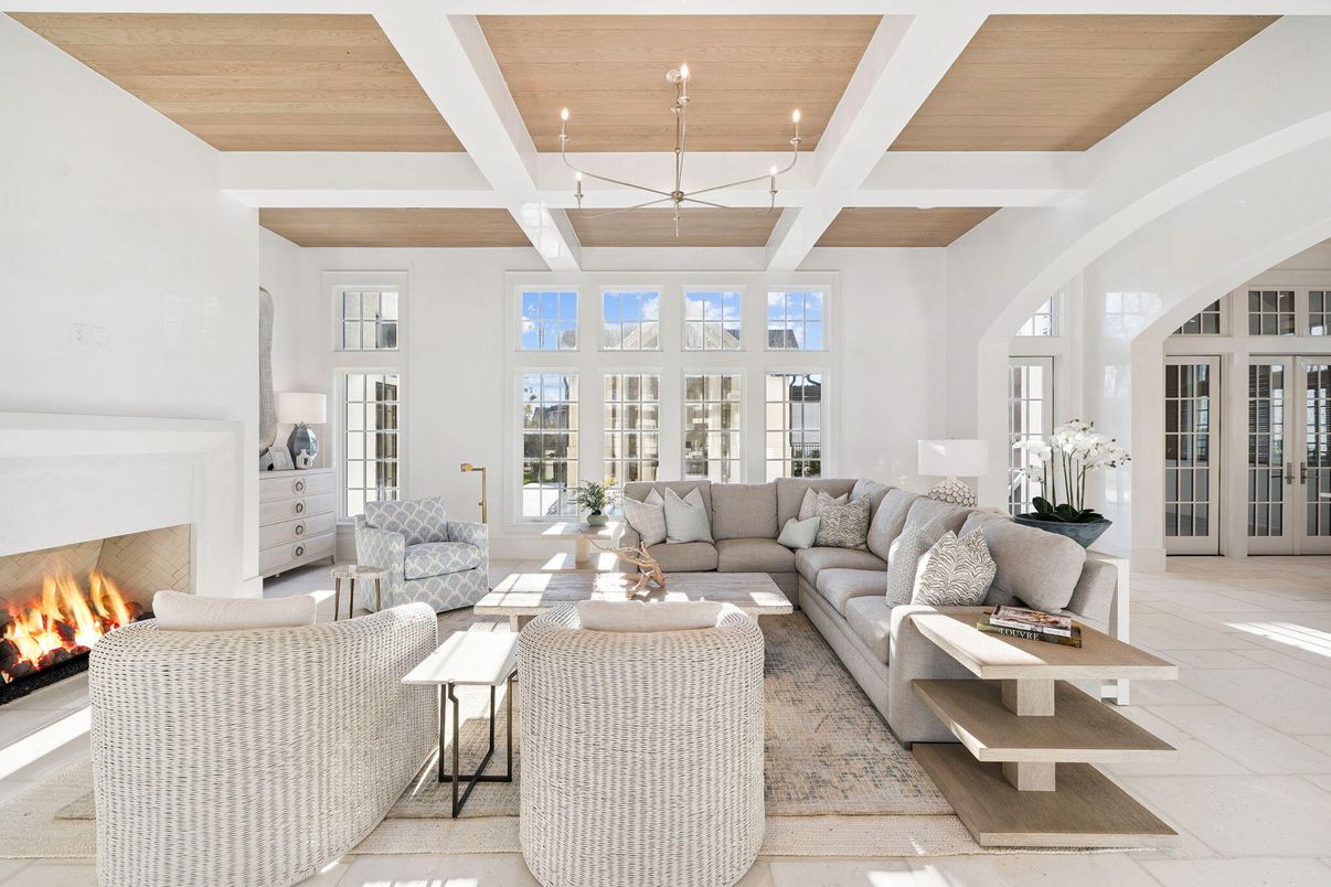 Fireplace, Interior, Living room, Wooden Ceilings