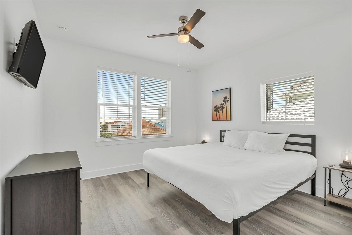 Bedroom, Interior, Wood Texture Flooring
