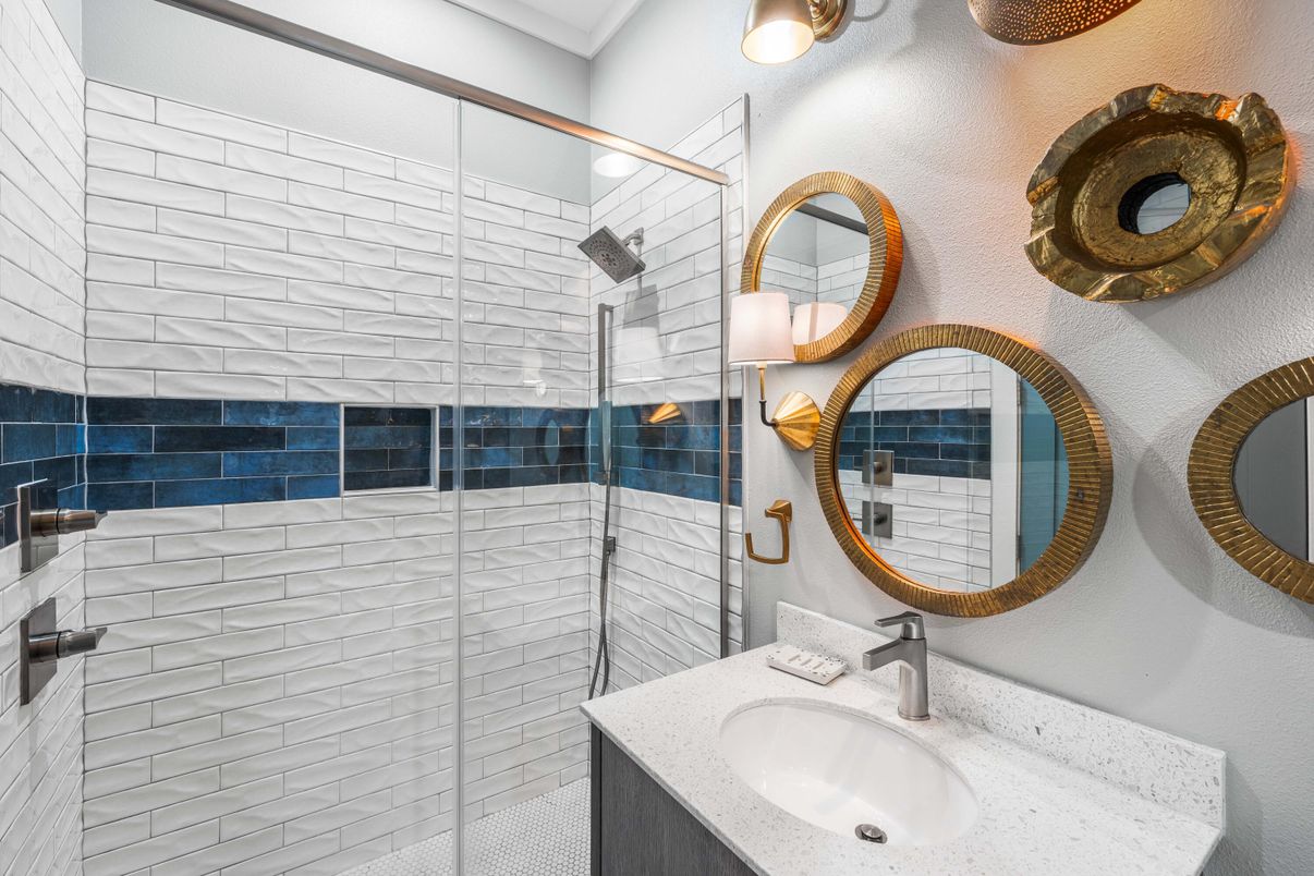 Bathroom, Glass Shower, Interior