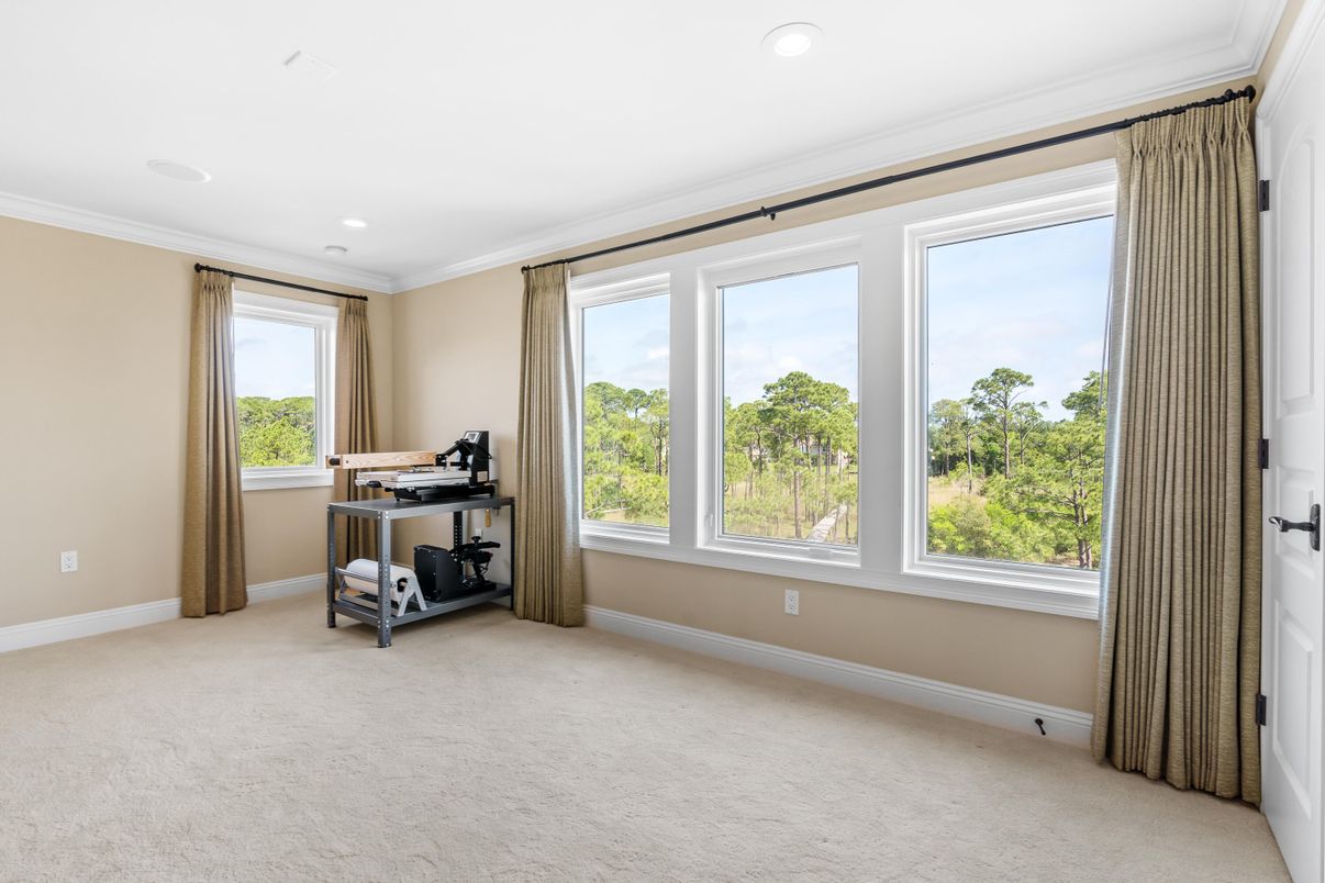 Home Office, Interior, Recessed Lighting