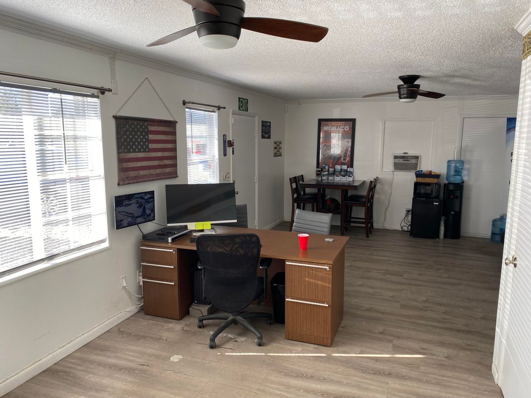 Home Office, Interior, Wood Texture Flooring